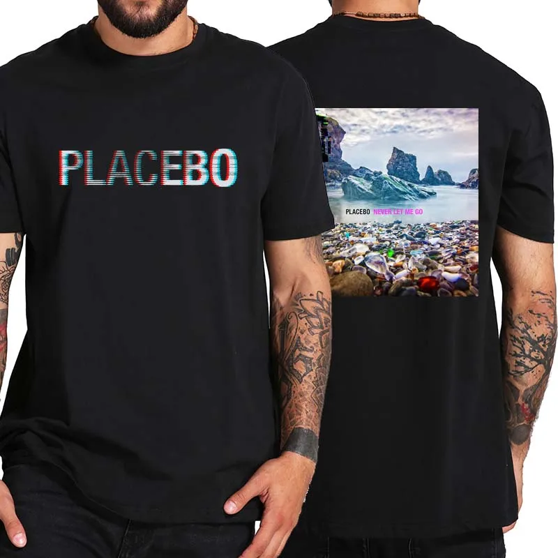 Placebos Band Never Let Me Go New Album 2022 T-Shirt Alternative Pop Rock Music Classic Tee Shirt 100% Cotton EU Size