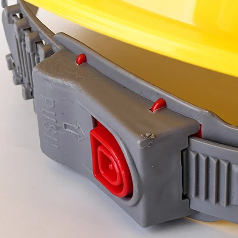 Rotary Knob Safety Helmet Worker Construction Site Protective Cap ABS Hard Hat V Shaped Adjustable Size