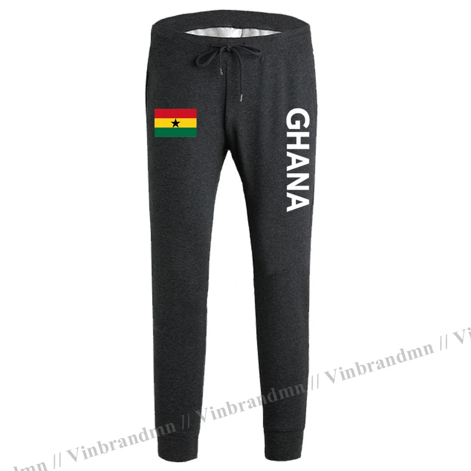 

Republic of Ghana Ghanaian GHA GH mens pants joggers jumpsuit sweatpants track sweat fitness fleece tactical casual nation new