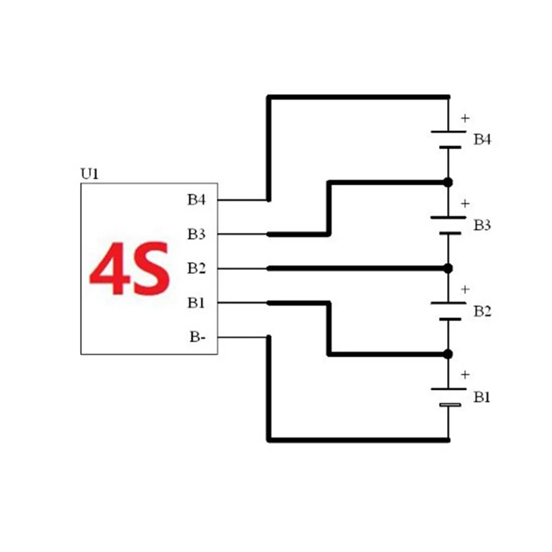 BMS 4S активная балансировочная плата 1.2A Lifepo4 литий-ионная литиевая батарея, модуль эквалайзера, Индуктивная версия
