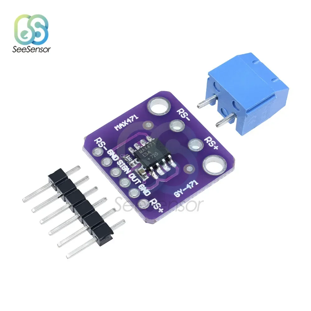 Max471 Voltage Current Sensor Module AVR Tester Board 5V DC 3-25V 0-3A DIY Electronic Resistive Voltage Divider Current Tester