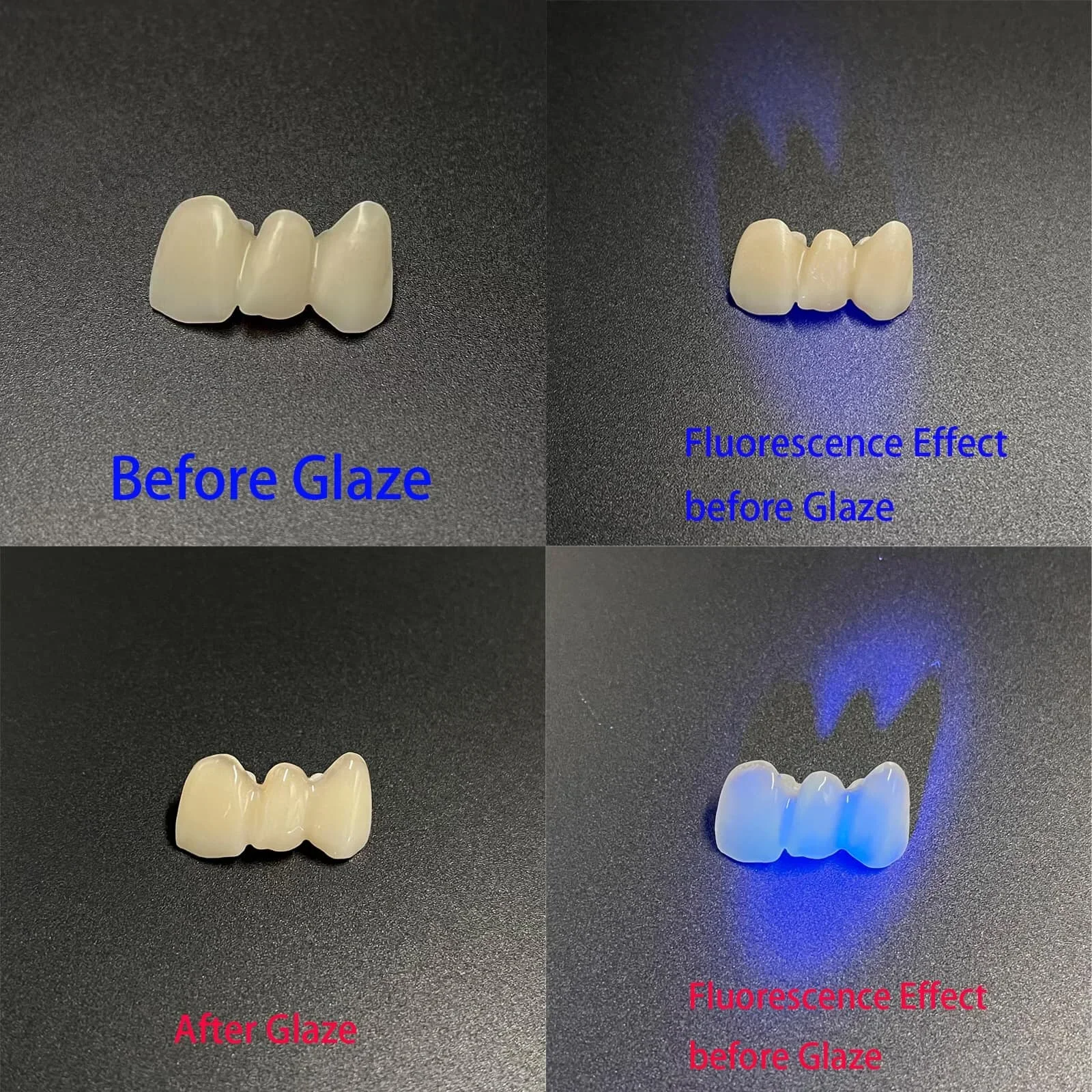 Pasta glazurowa do laboratorium dentystycznego 4g niskotemperaturowe fluorescencyjne plamy porcelanowe rozcieńczanie odświeżający płyn do materiałów