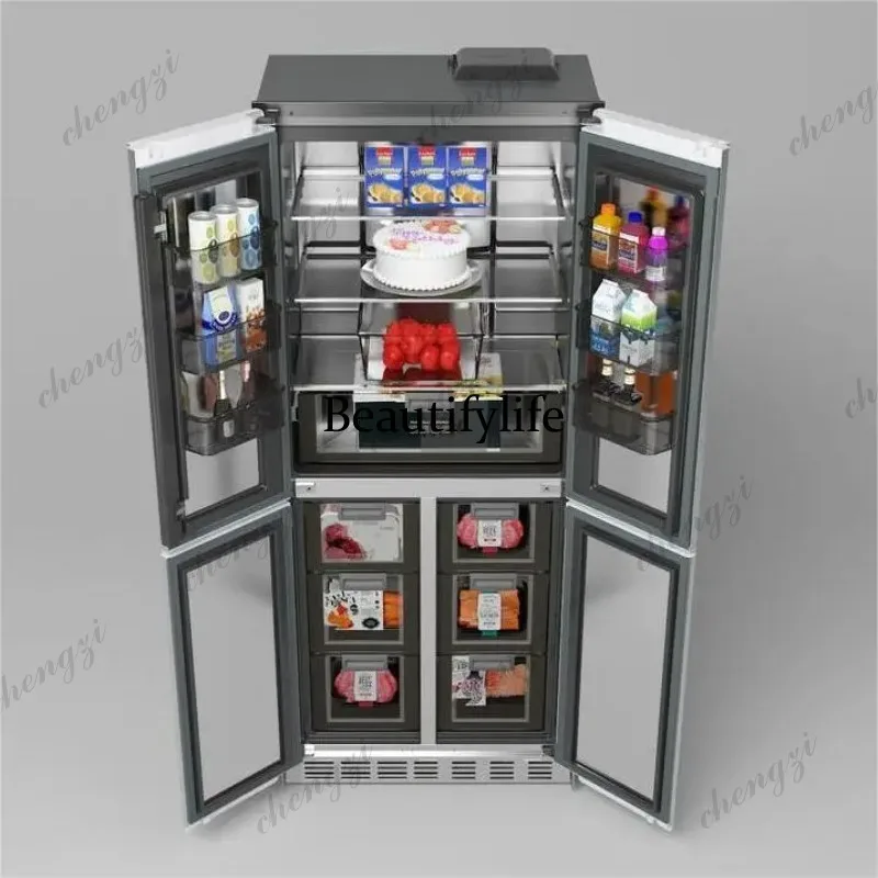 BCD-355WQB Best-Selling Built-In Refrigerator-Freezer - 355L Home Appliance with Premium Cooling Performance