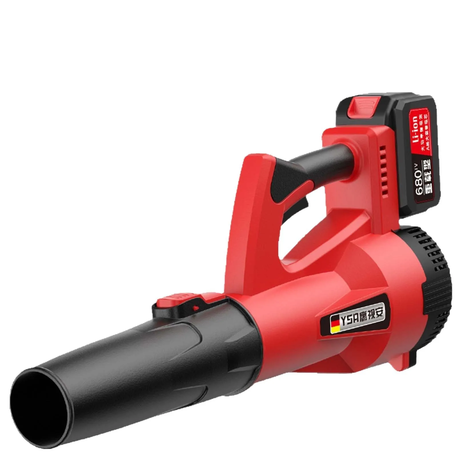 منفاخ عاصفة صناعي قوي منفاخ أوراق الشجر اللاسلكي منفاخ هواء كهربائي مع بطارية لتنظيف الغبار والثلج قابل لإعادة الشحن #6