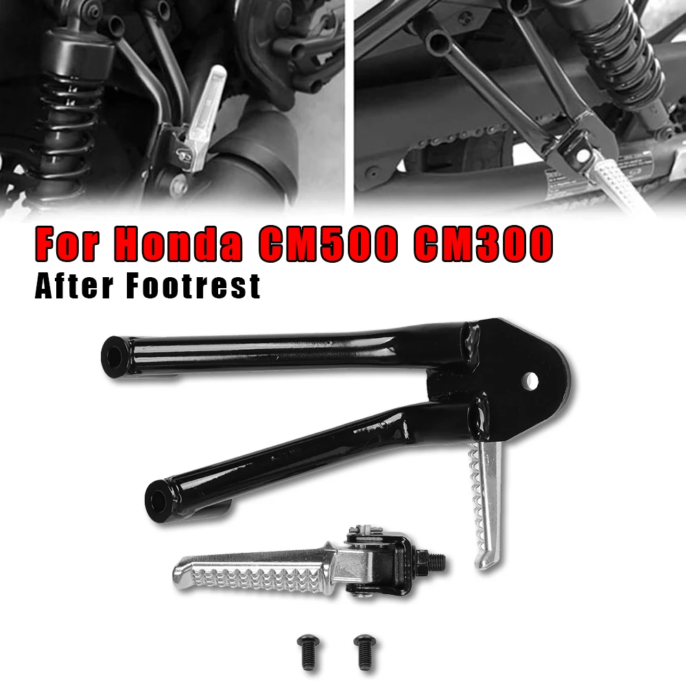 

for Honda Rebel CMX 300 500 CMX300 CMX500 2017 2018 2019 2020 2021 Motorcycle Rear Passenger Foot Rest Pegs Footrests Pedals Kit