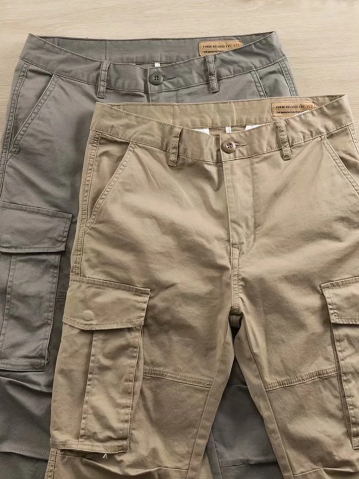 

Мужские рабочие брюки, свободные износостойкие брюки для защиты труда, противоожоговая спецодежда, прямые брюки из чистого хлопка