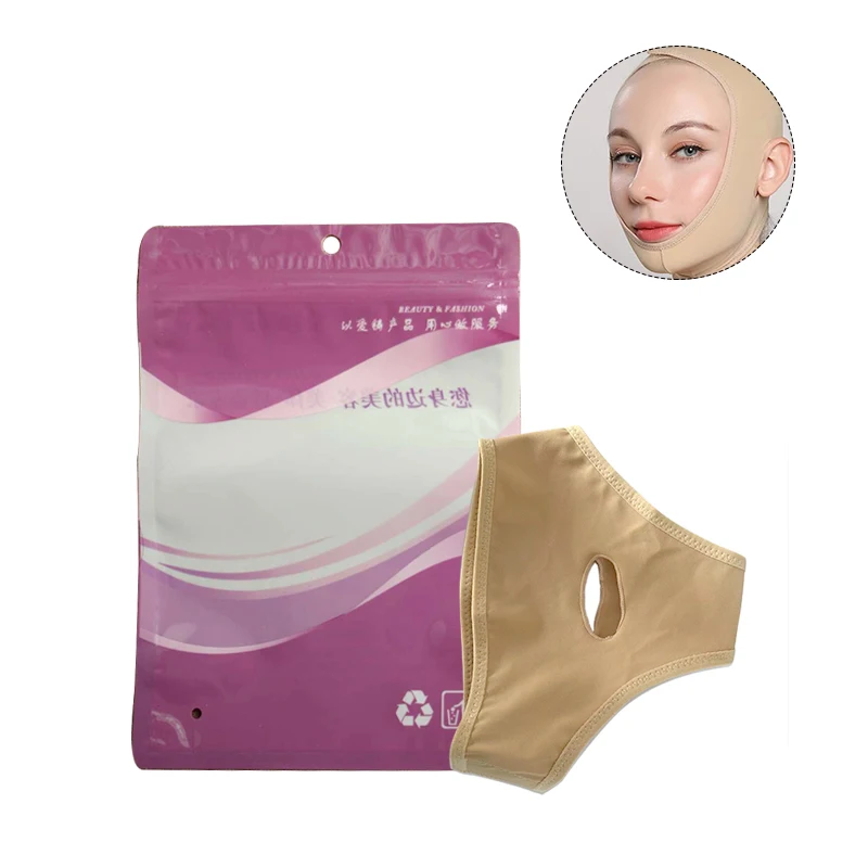 Adjustable Face Lift up Belt V Face Shaping Strap Breathable Night Sleep Mask Facial Slimming Bandage Reduce Wrinkle