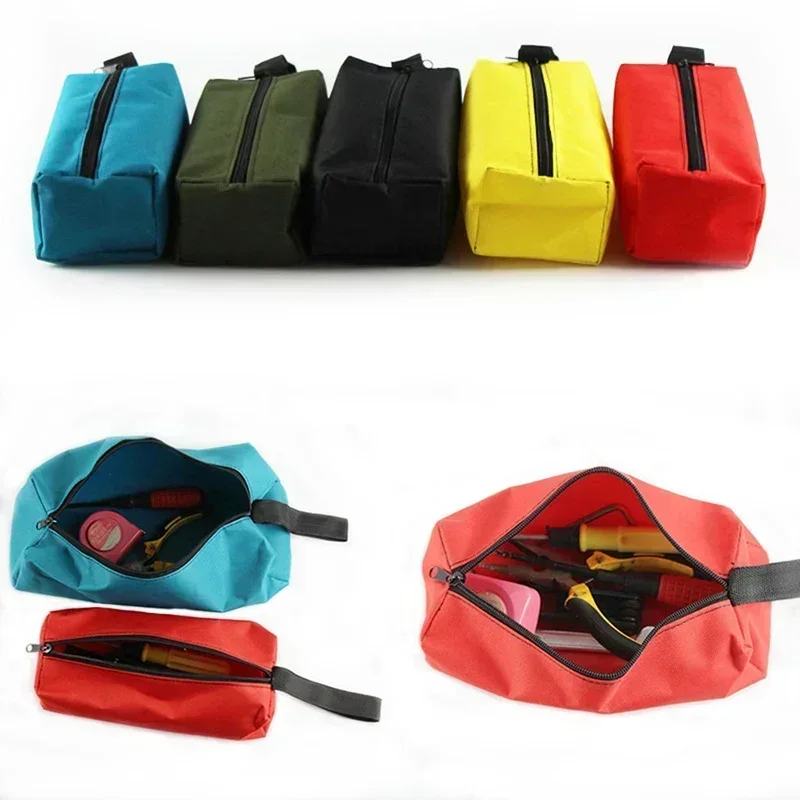 For Waterproof Screwdriver Small Bag Bag Tools Canvas Tool Pouch Drill Bag Bit Tweezers Hand Organizer Wrench Thick Zipper