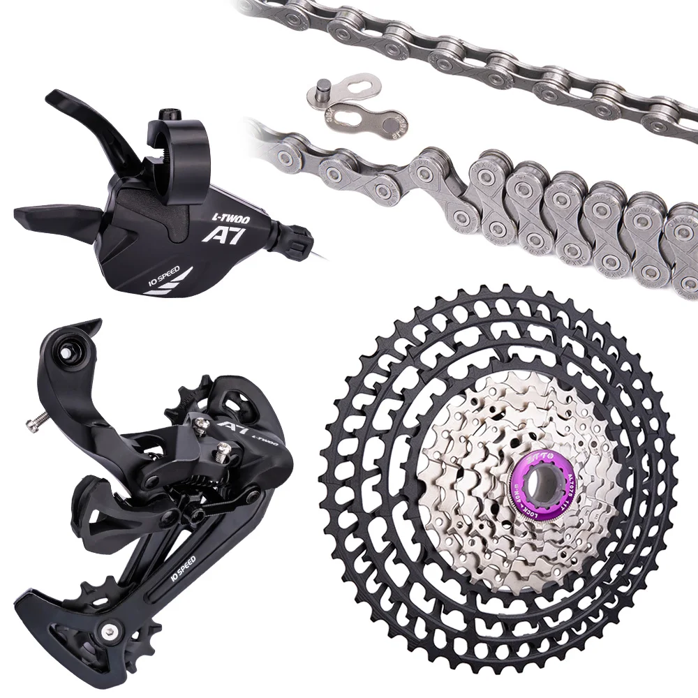 Road Mountain Bicycle Groupset Bike Cassette Derailleur Shifter Chain Crankset Chainwheel Chain ring For MTB Road XC