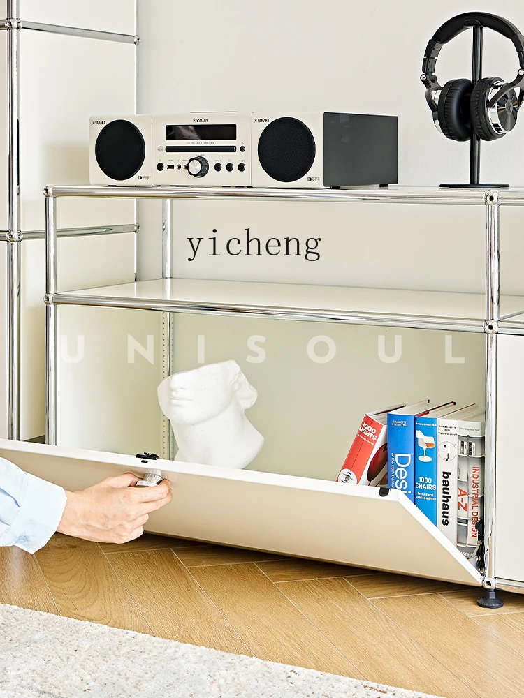 

TQH TV Cabinet Module Cabinet Modern Simple Living Room Locker Bauhaus Module Combination