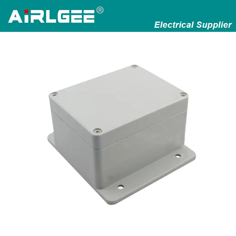115 * 90 * 68mm IP65 waterproof electrician floor junction box gray waterproof electrician plastic cassette with ear wall mount