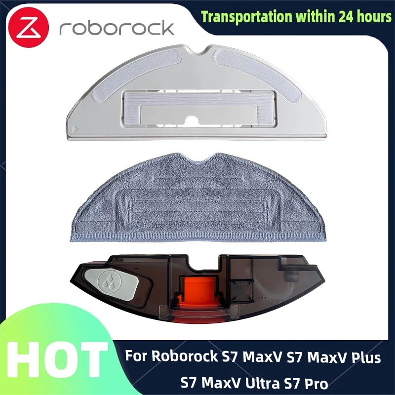 Original For Roborock S7 MAXV S7 MAXV Plus S7 MaxV Ultra Topaz SV Electrically Controlled Water Tank Mop Cloth Mount Optional