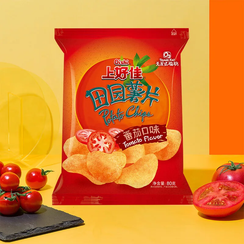 おいしいポテトチップス 2.82オンス(80g)*2パック 大容量、丈夫、カジュアル、ゼロフード、ミックススナック