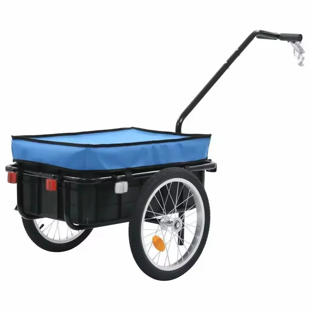 Tow Truck Shopping Truck Bicycle Cargo Trailer Folding Bike Trailer Luggage Storage Bike Steel Aluminum Carriage