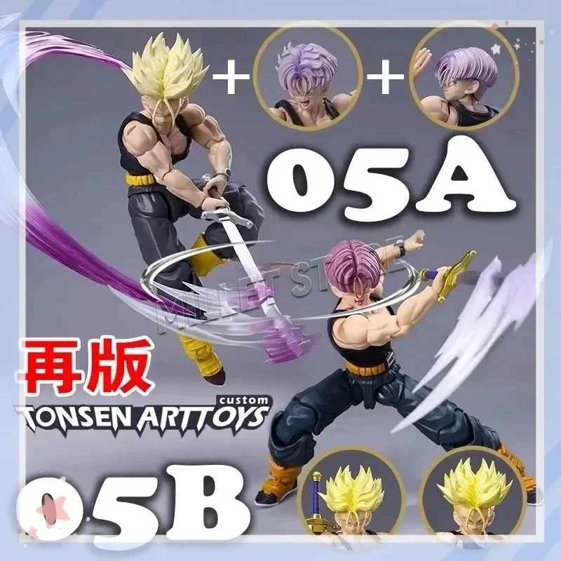 Tonsen Arttoys Kamione Dragon Ball Z Super Saiyan SSJ SSJ2 Trunks 05a 05b Action Figure for Tonsenarttoys view 6