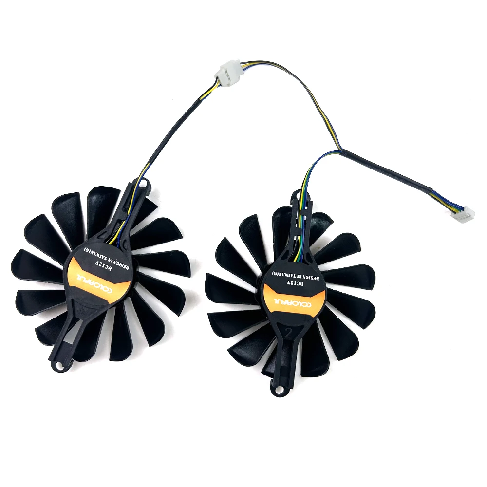 NEW Cooling Fan 85mm 4pin AMD RX580 GPU FAN For MLLSE SOYO PELADN RX 580 8GB RX 5500XT RX6600M video card fans view 4