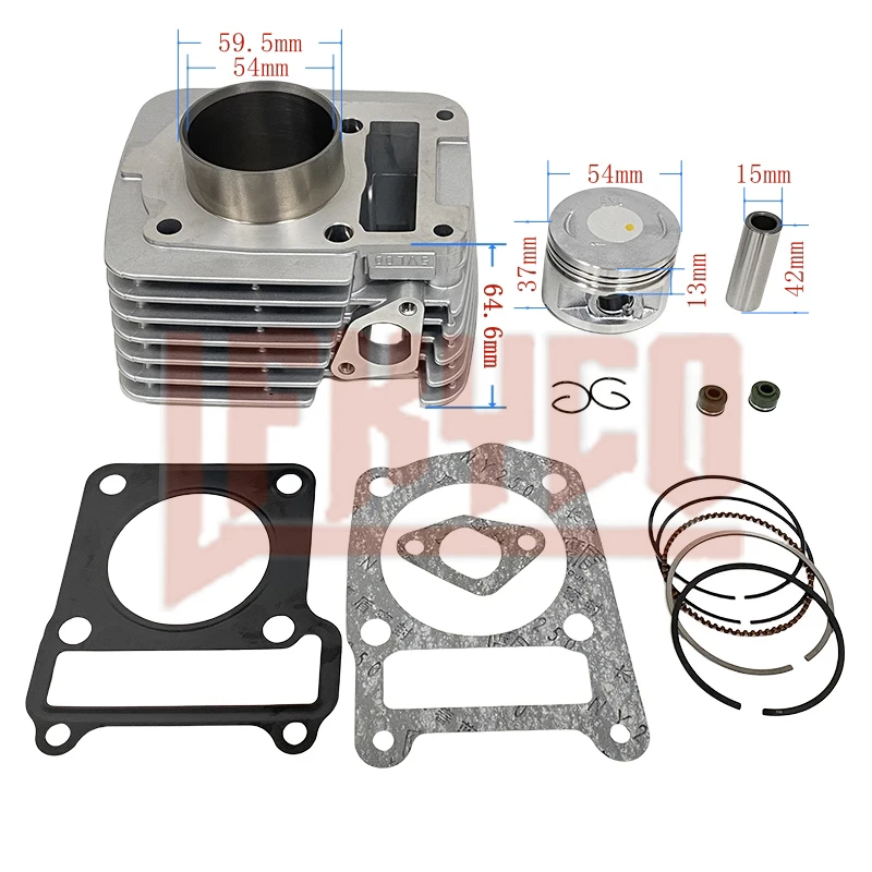 Motorcycle Accessory 54mm Engine Cylinder Camshaft Rocker Arm Kit 125CC Motor for Yamaha YBR125 TTR125 TTR125L TTR125E Motoblock