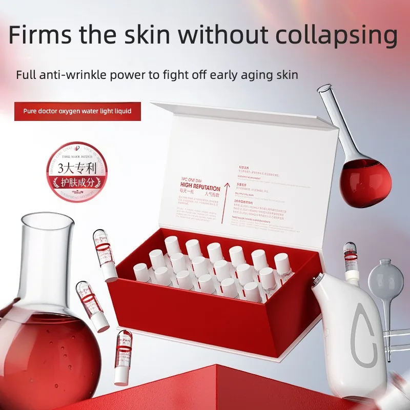 Active Oxygen Water Light Deeply Moisturizing Serum  Fade Fine Lines Facial Moisturizing Anti Aging Firming Skin Care