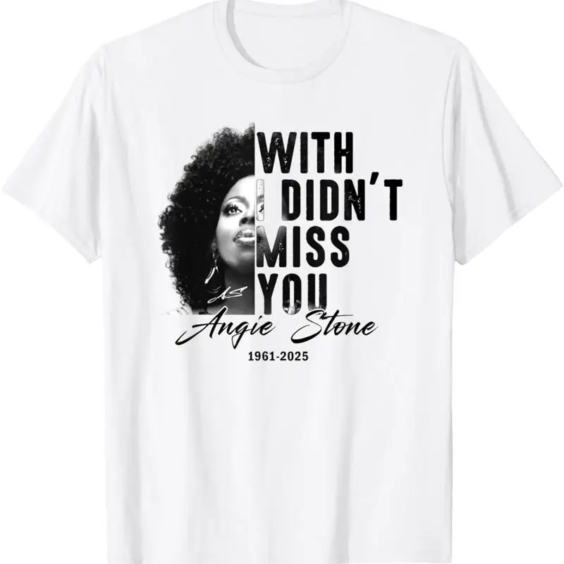 Camiseta de Angie de piedra con cita musical almatil de arte Afro en blanco y negro