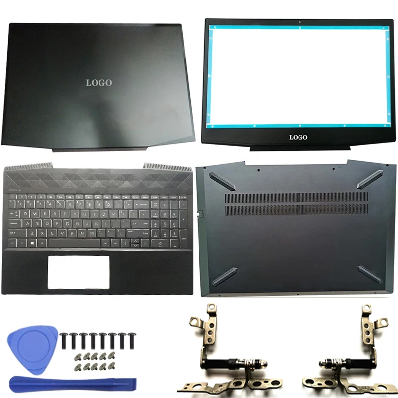 

NEW Laptop For HP Pavilion 15-CX LCD Back Cover/Front bezel/Hinges/Palmrest/Bottom Case TPN-C133 L20314-001