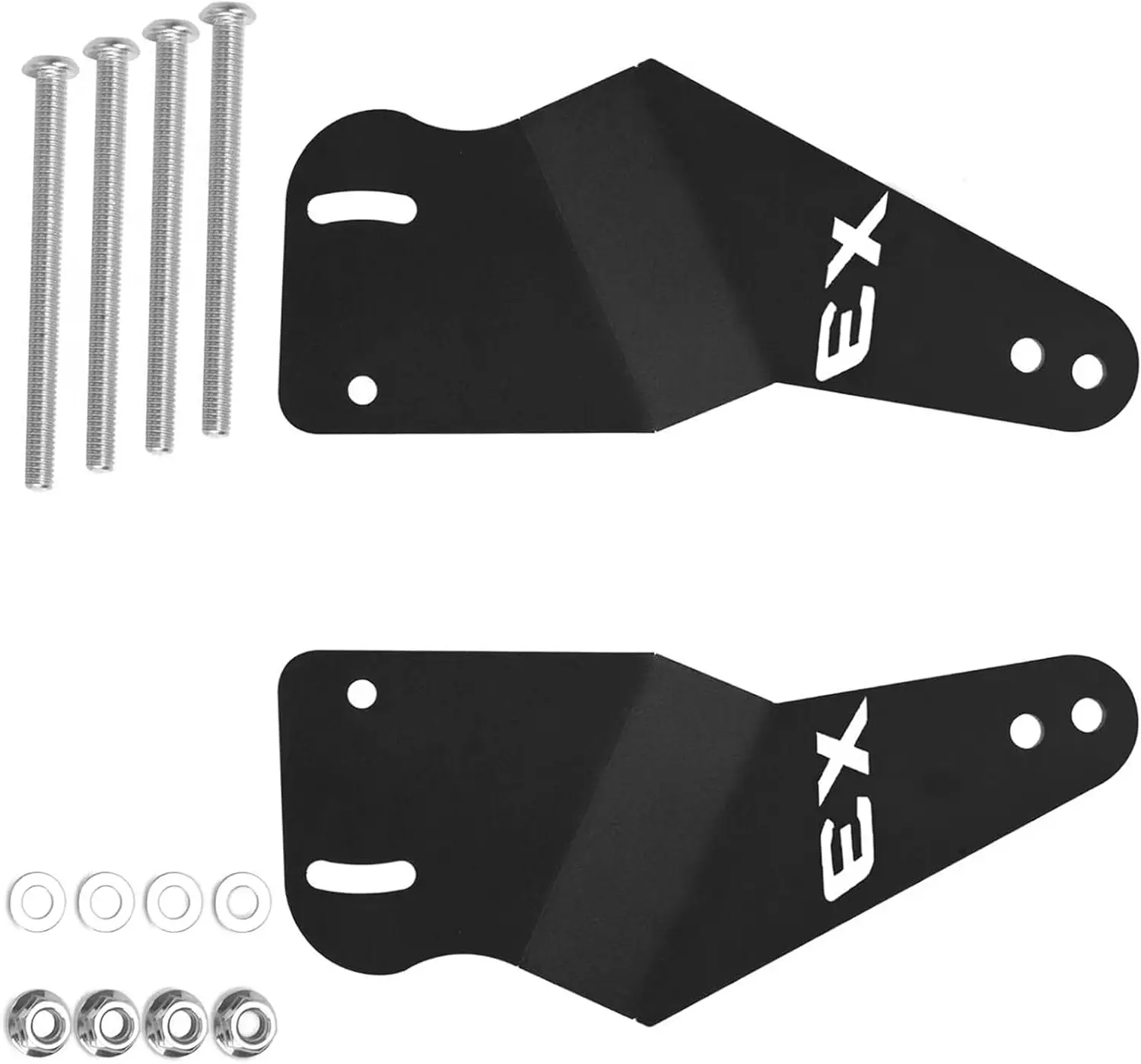 

50'' LED Light Bar Mounting Brackets for Can-am Maverick X3 Upper Roof Windshield Stock Roll Cage 2017-2024