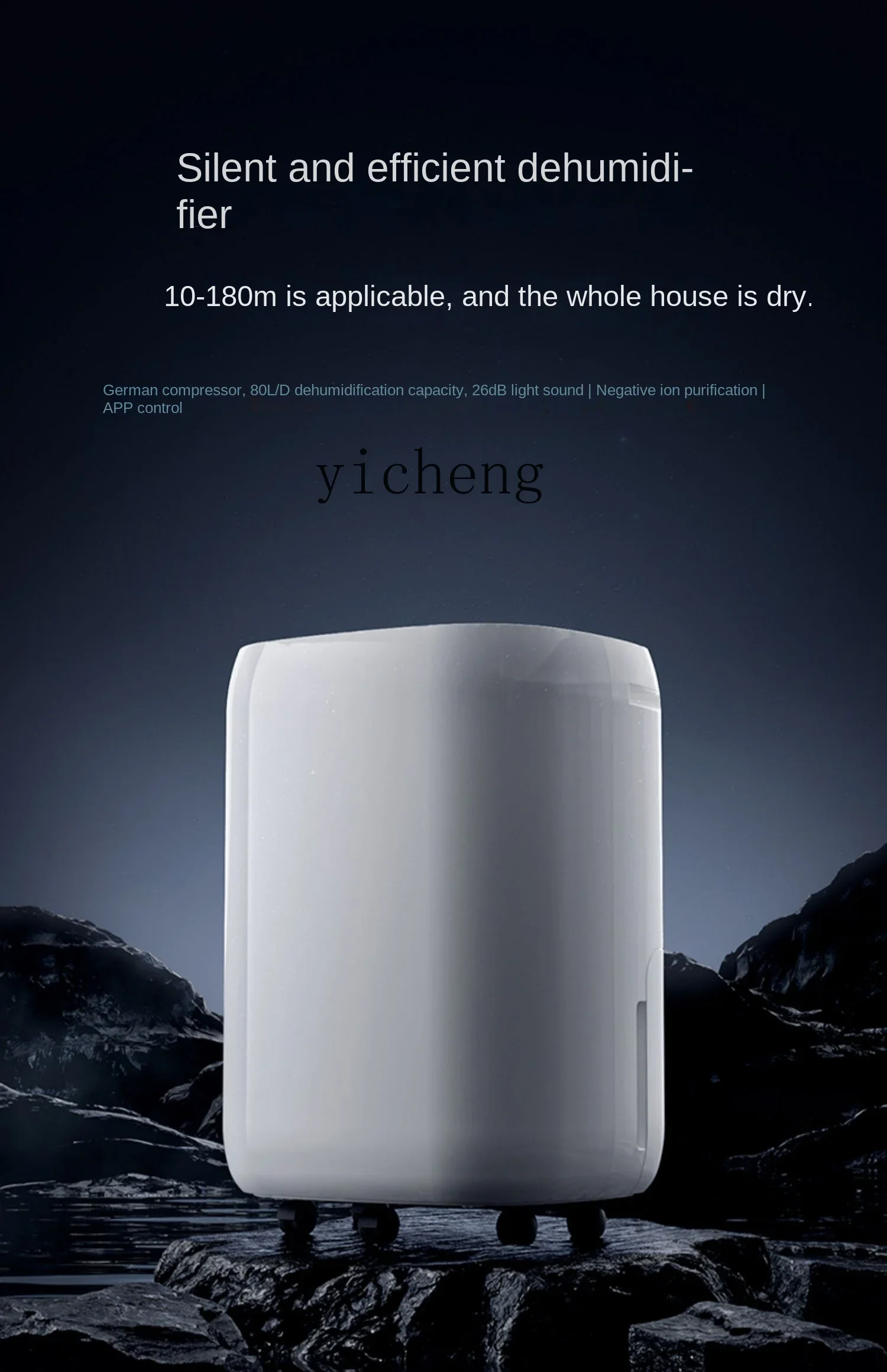 Dehumidifier Household Mute Dehumidifier Indoor Dehumidifier Basement High Power Drying