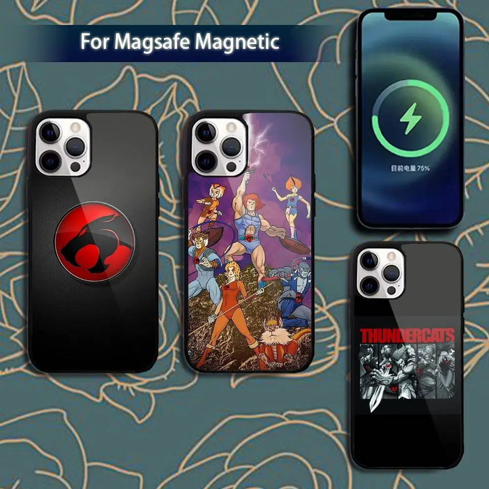 

T-ThunderCats-S C-CARTOON Phone Case For iPhone 16,15,14,13,12,11,Pro,Max,Plus,Mini,Magsafe,Magnetic Wireless Charging Case
