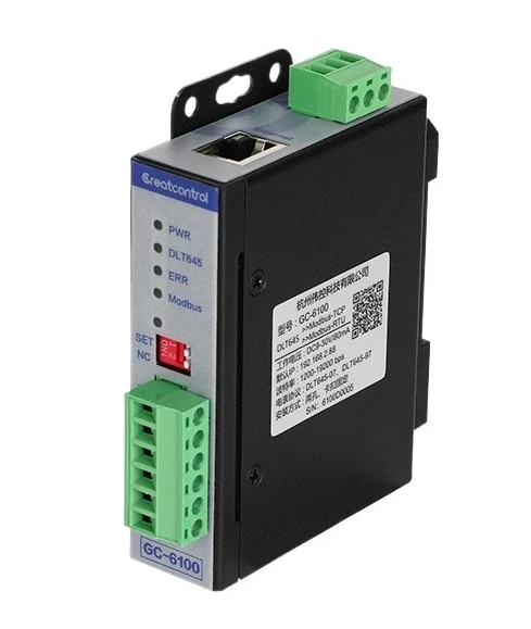 DLT645 To Network Port Modbus-TCP Protocol Converter Dl Protocol Centralized Meter Reader, Meter To Ethernet