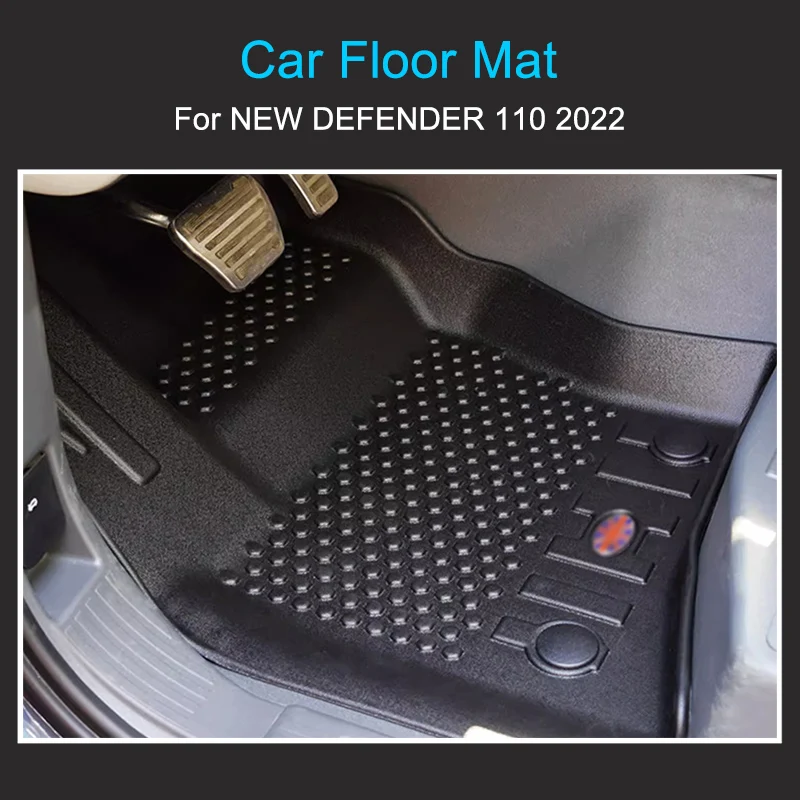 High Quality TPE Foot Mat for Land Rover Defender 110 New Arrivals Customization Car Floor Mats for New Defender 110