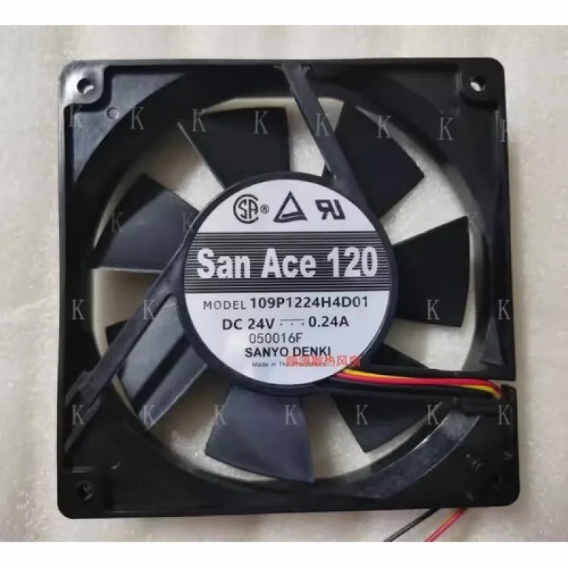 

C for SANYO San Ace120 109P1224H4D01 12025 DC24V 0.24A 3-Wire Cooling Fan