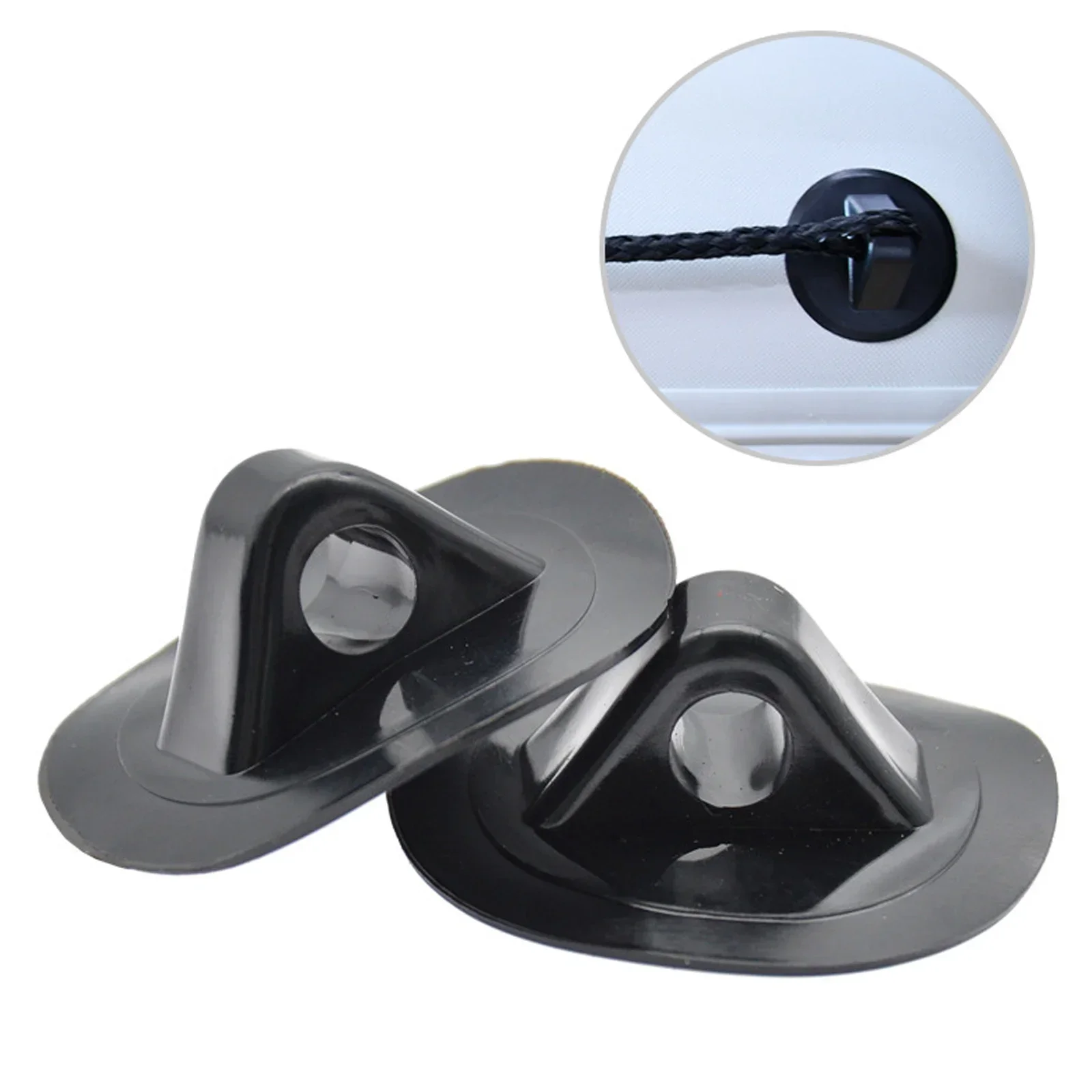 PVC Awning Buckle Anchor Rope Buckle Set For Watercraft Inflatable Boat Safety Rope Tiebacks Kayaking Canoeing Rafting Accessory