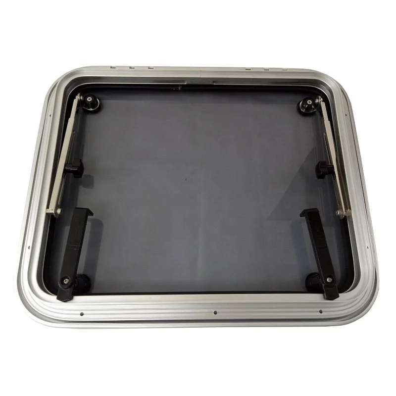 

Rectangular 575X675 Customized Boat Skylights Deck Light Aluminum Deck Hatch Cover For Marine Boats Yacht RV