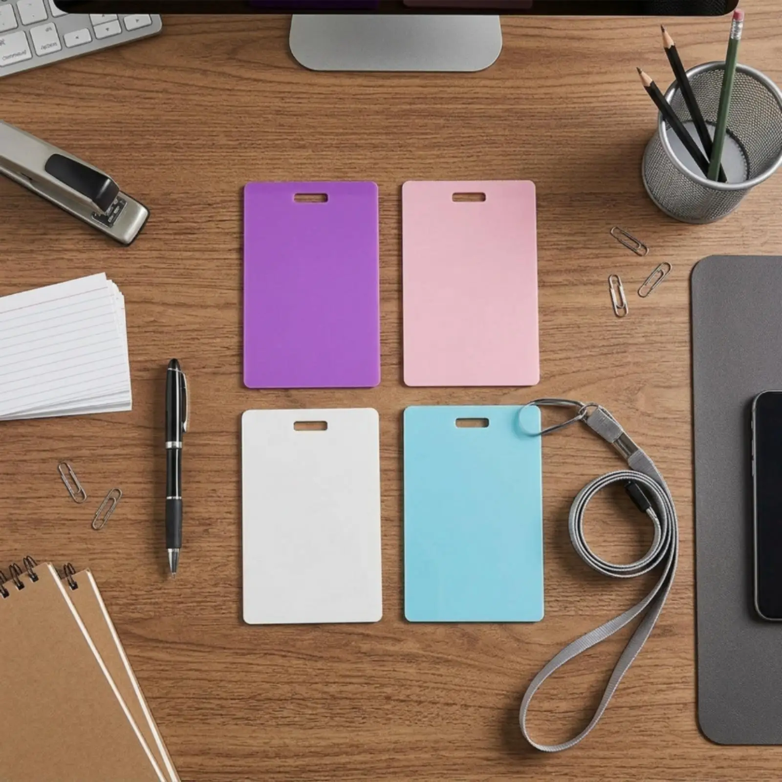 Reusable Silicone Writing Pad Erasable Notepad for Office Study Table with Rounded Edges and Multi Color Options