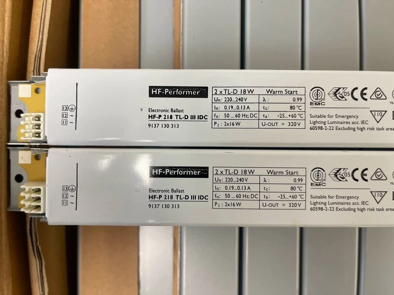 ..FOR PHILIPS HF-P 218 high frequency electronic ballast, double T8 fluorescent lamp long life ballast.
