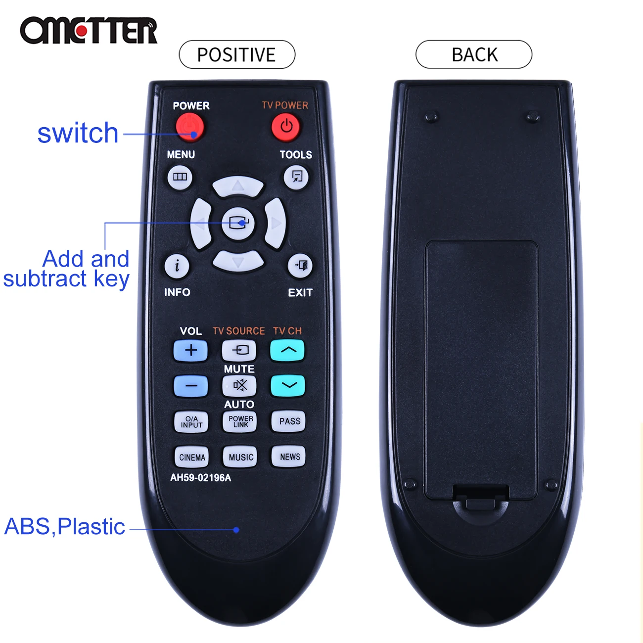 AH59 02196A para DXAC Falante Ativo de Áudio Controle Remoto HT-WS1 HT-SB1R HT-SB1G HT-WS1G HT-WS1R HTWS1G HTWS1R HT-SB1 HTSB1G