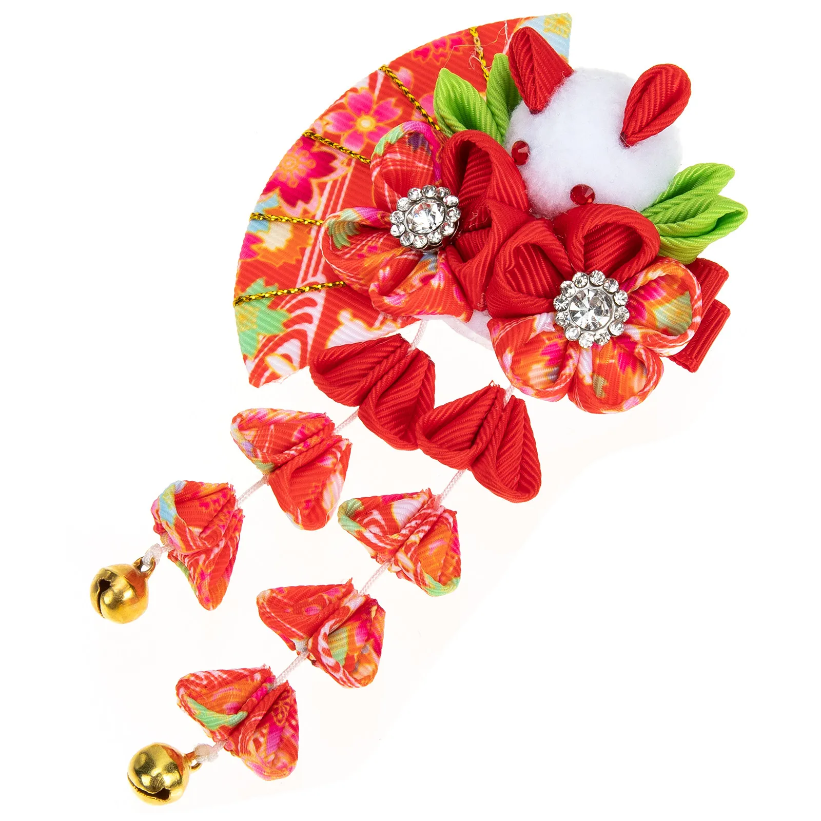 

Adorable Rabbit Hair Clip with Exquisite Flower Design Tassel Barrette for Thin Thick Curly Straight Hair Japanese Style Girl