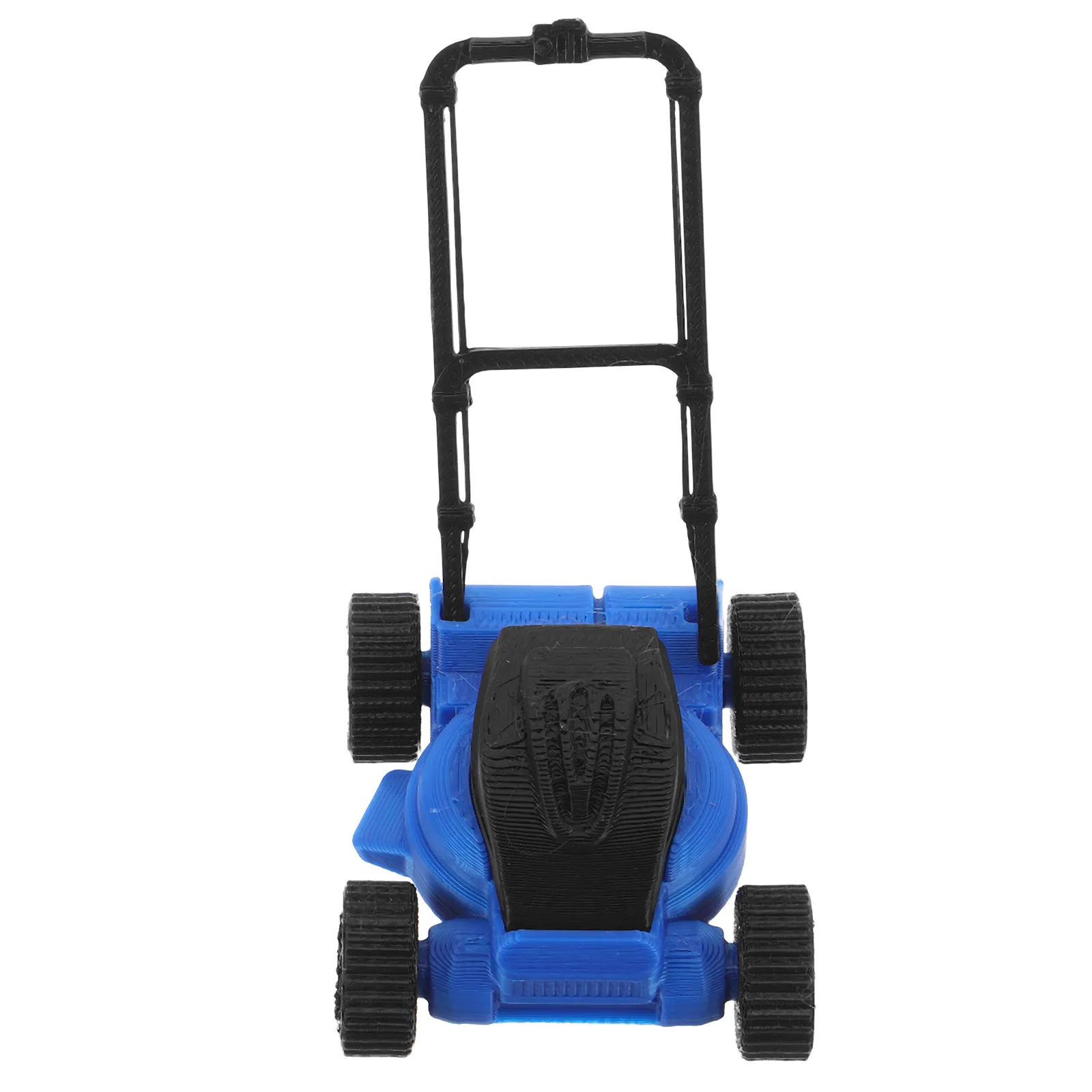 

Miniature Lawn Mower Realistic Landscaping Decoration Plastic Garden Tool for Boys Girls Room Micro Garden Yard Scene