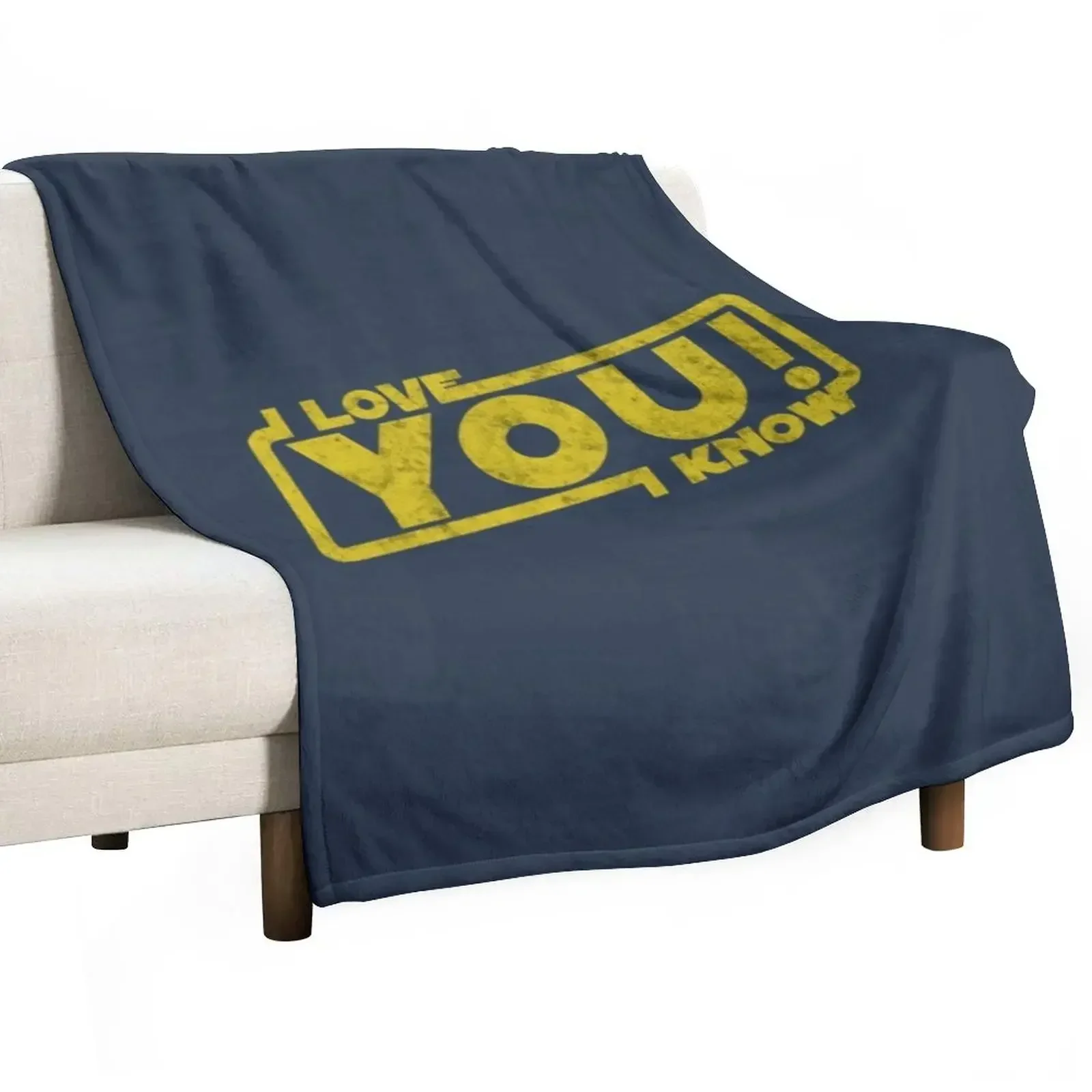 i love you i know movie quote Leia Han Blockbuster Throw Blanket christmas decoration Loose Blankets For Baby Blankets