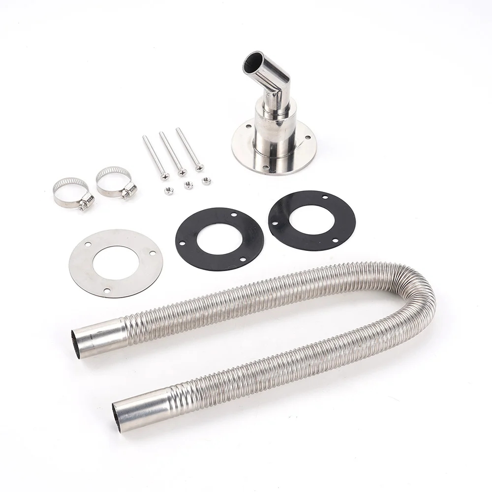 

Heater Exhaust Pipe Straight Head/elbow 24mm Stainless Steel 316 Hardware Part for Air Diesel Heater Exhaust Pipe Car Ship Truck