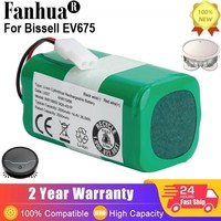 Replacement Battery for Bissell EV675, 2503, 2933, 2859, 3115, Bob Sweep WJ540011, WP460011RO Robotic Vacuum 14.8V
