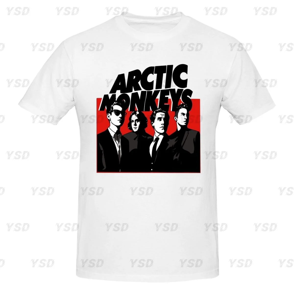 Arctic Monkeys Inspired Men's tight fitting sports T-shirt, Breathable, Oversized print Tee shirt