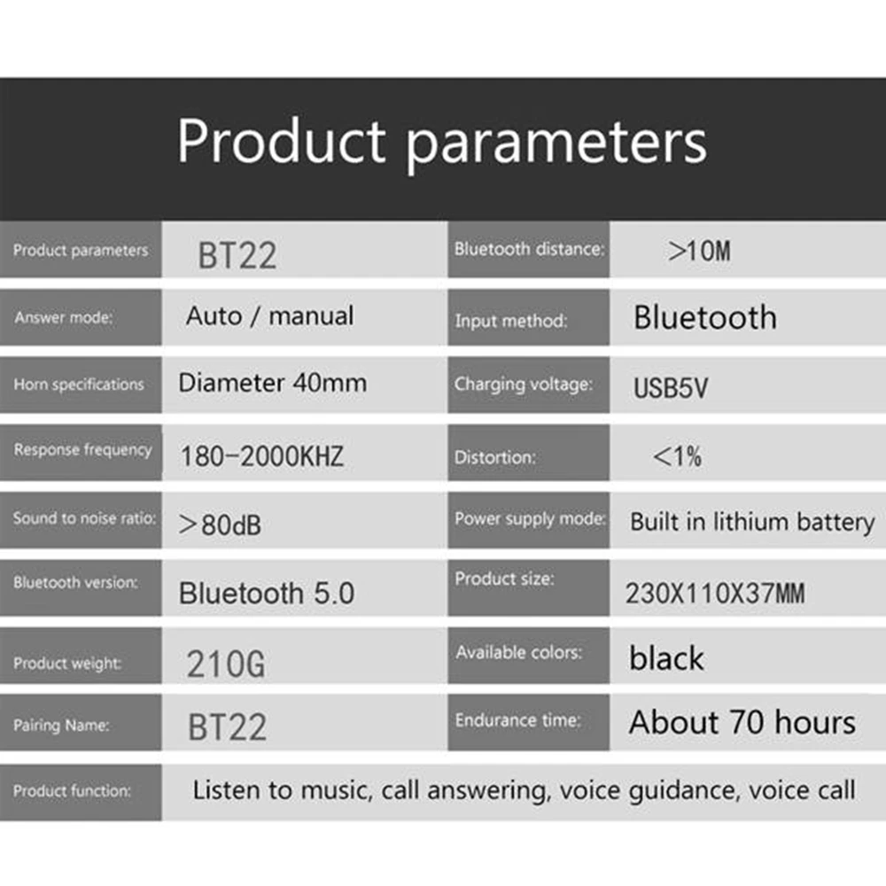 

Superior-2 Set Motorcycle 5.0 Bluetooth Helmet Intercom Universal Pairing Earphone Headset With CNC Noise Reduction BT22