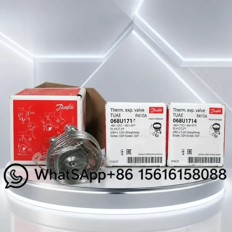 Genuine Danfoss R410A Expansion Valve 068U1714 068U1714E HVAC Refrigeration Solenoid Valve Replacement Parts for Air