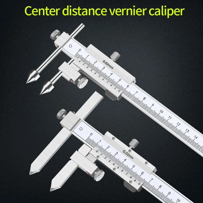 Premium Center Distance Vernier Caliper, Hole Distance Caliper, Edge Center Distance Caliper, Offset Centerline Vernier Caliper