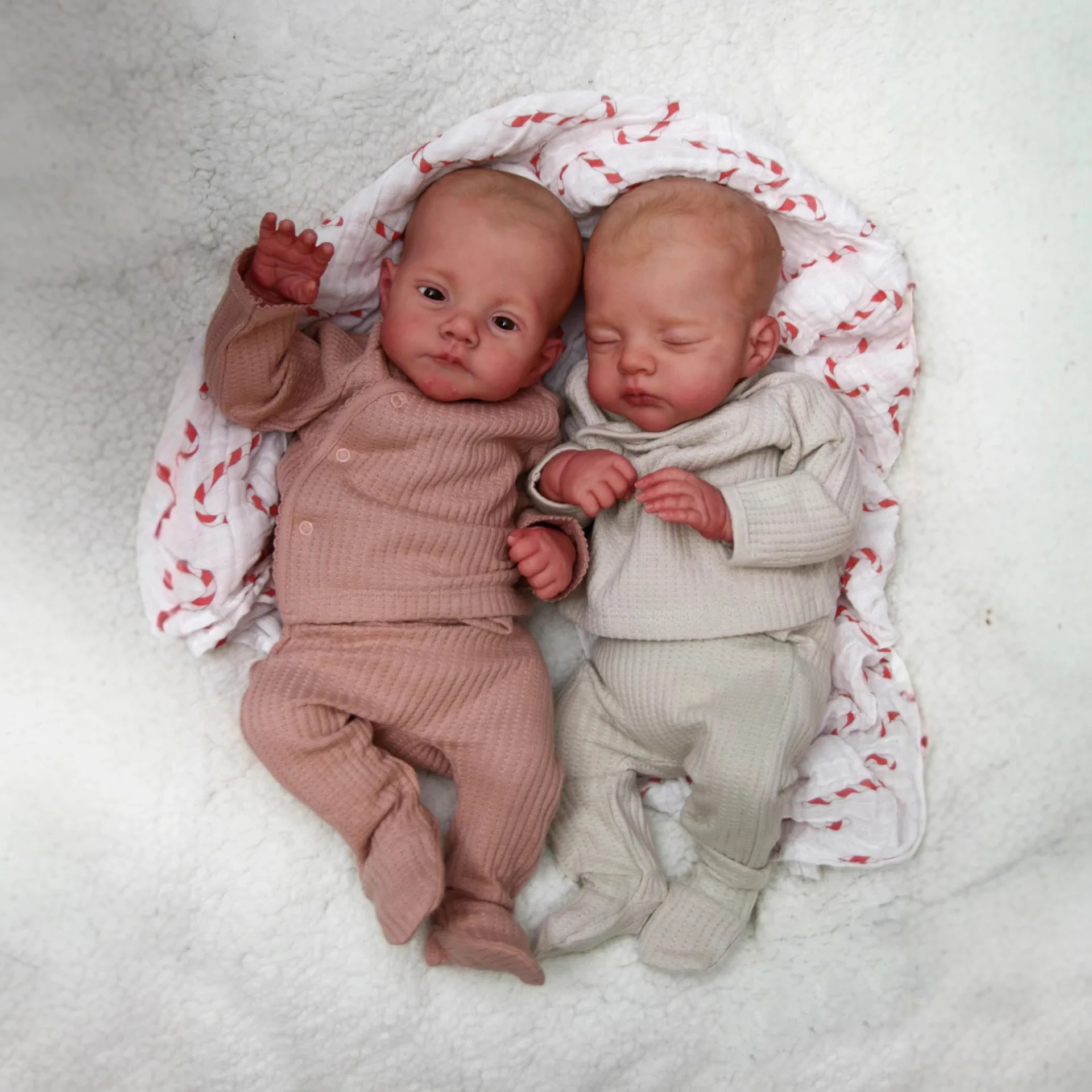 New Realistic Reborn Baby Doll 48cm Lily and Irys Handmade Reborn Preemie Baby Newborn Kids Toy Birthday Figure Gift Girl Dolls