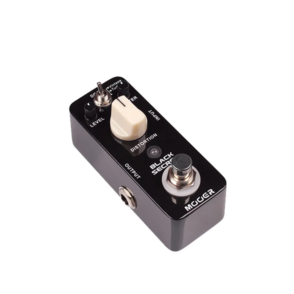 MOOER Black Secret Distortion Electric Guitar Effect Pedal 2 Working Modes Mini Pedal True Bypass Guitar Parts & Accessories