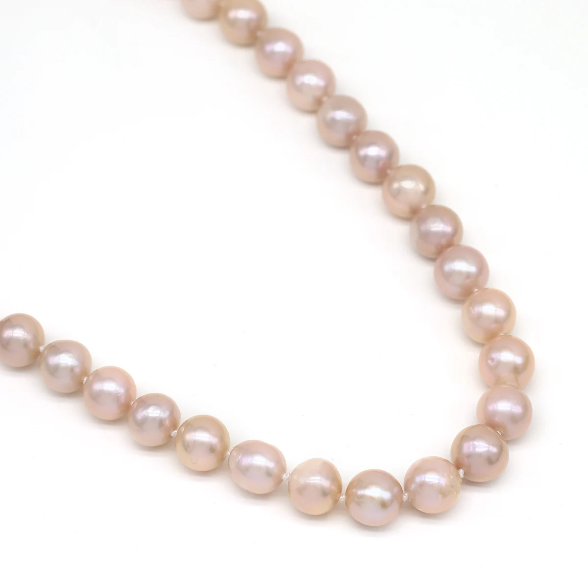 Natural Freshwater Pearl Necklace Baroque Round Exquisite Accessories Women Personality Necklace Girls Wedding Party Jewelry