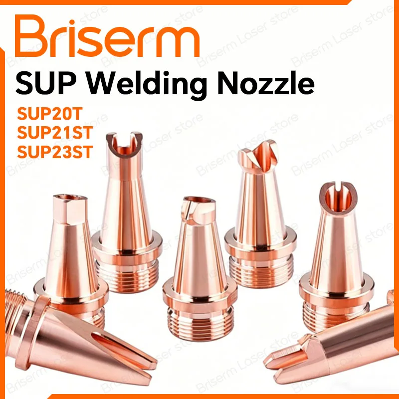 SUP M16 Laser Welding Nozzle Type A B E 1.0 1.2 2.0 Laser Welding Torch Nozzle Handheld sup21ST 23ST Wire Feeding Copper Nozzle