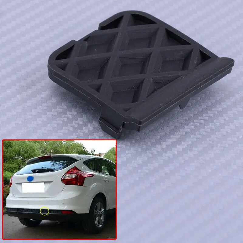 Car Rear Tow Hook Eye Cap Tail Trailer Cover Only for Hatchback Focus MK3 2012-2014 BM51-F17K922-B