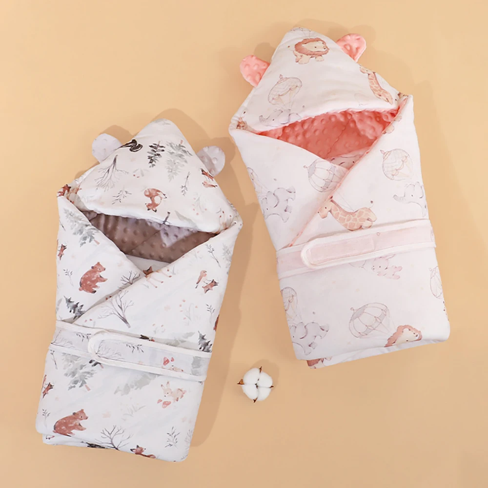 Newborn Baby Swaddling Blanket A-Class Autumn And Winter Swaddling Blanket For Outdoor Wind Protection And Delivery Room Bedding